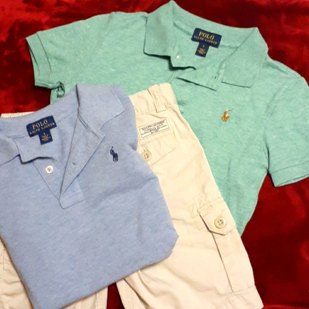 2 Polo shirts and 1 Pair Polo shorts